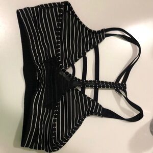 VICTORIA’S SECRET VSX Sports Bra ,V neck,t back, mesh detail